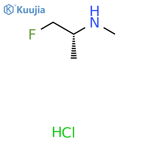 (2R)-1-fluoropropan-2-yl(methyl)amine hydrochloride structure