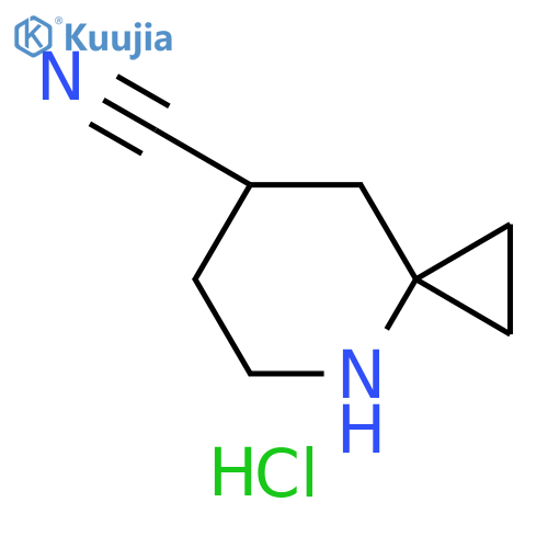 4-azaspiro2.5octane-7-carbonitrile hydrochloride structure