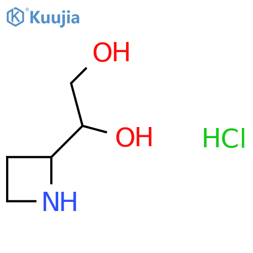 1-(azetidin-2-yl)ethane-1,2-diol hydrochloride structure