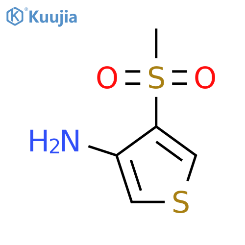 4-Methanesulfonylthiophen-3-amine structure
