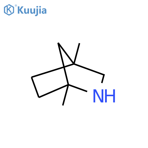 1,4-dimethyl-2-azabicyclo2.2.1heptane structure
