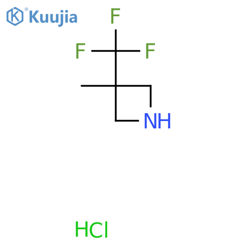 3-methyl-3-(trifluoromethyl)azetidine hydrochloride structure
