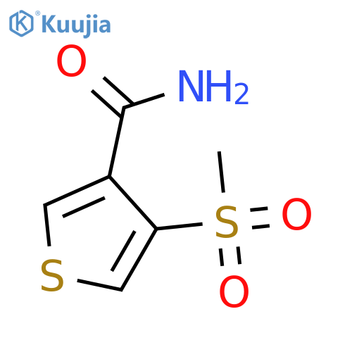 4-Methanesulfonylthiophene-3-carboxamide structure