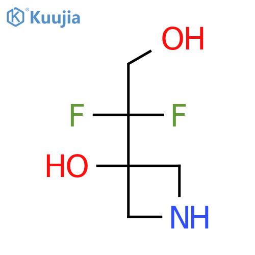 3-(1,1-Difluoro-2-hydroxyethyl)azetidin-3-ol structure
