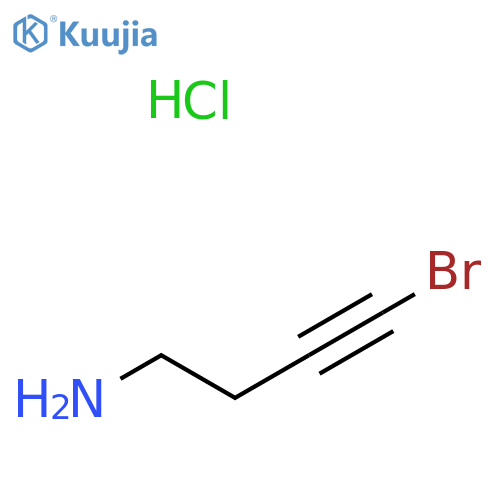4-Bromobut-3-yn-1-amine hydrochloride structure