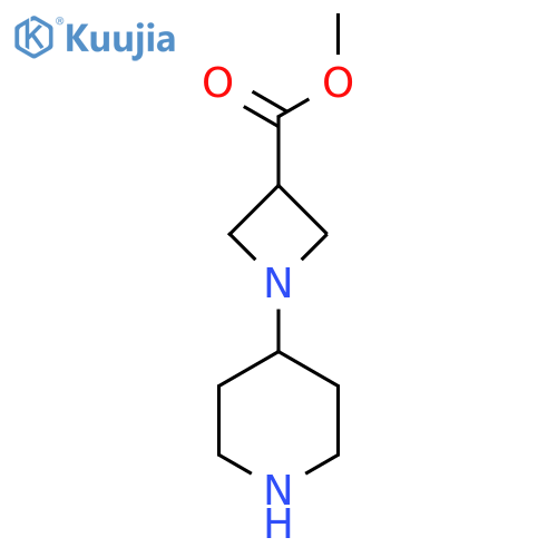 Methyl 1-(piperidin-4-yl)azetidine-3-carboxylate structure