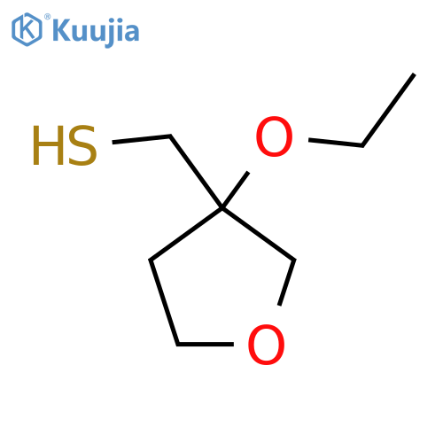 (3-Ethoxyoxolan-3-yl)methanethiol structure