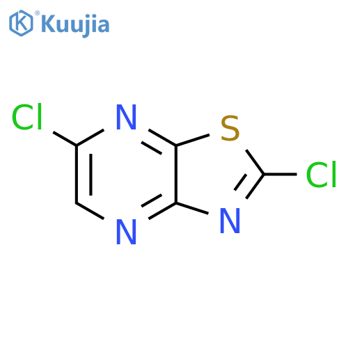 2,6-dichloro-1,3thiazolo4,5-bpyrazine structure