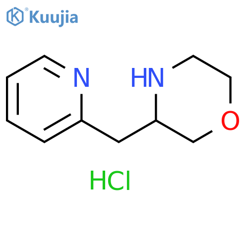 3-(pyridin-2-yl)methylmorpholine dihydrochloride structure