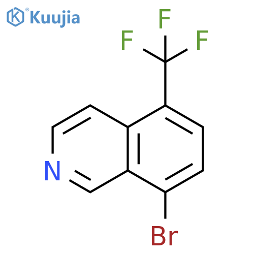 8-Bromo-5-(trifluoromethyl)isoquinoline structure