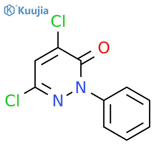 2-Phenyl-4,6-dichloropiridazin-3-(2H)-one structure