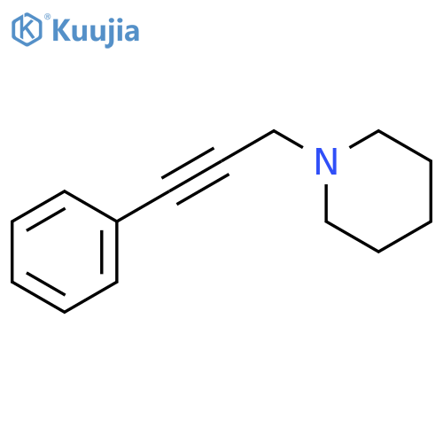 Piperidine,1-(3-phenyl-2-propyn-1-yl)- structure