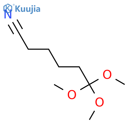 Hexanenitrile,6,6,6-trimethoxy- structure