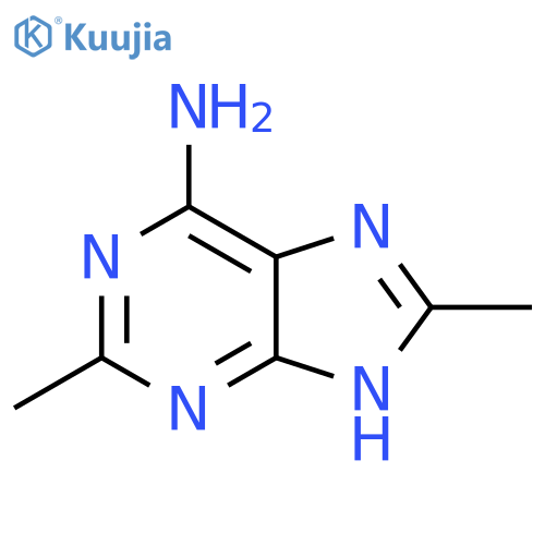 2,8-dimethyl-9H-Purin-6-amine structure