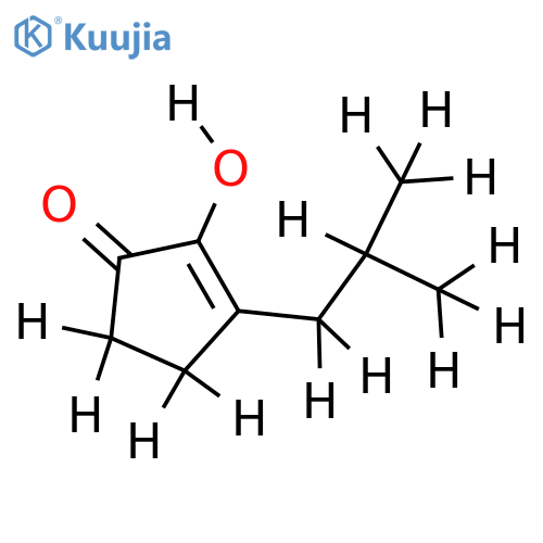 2-Hydroxy-3-sek.butylcyclopent-2-en-1-on structure