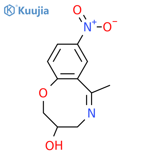 2H-1,5-Benzoxazocin-3-ol,3,4-dihydro-6-methyl-8-nitro- structure