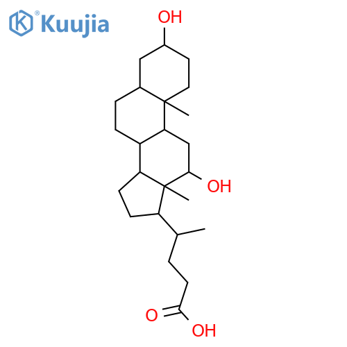 3β,12α-Dihydroxy-5α-cholanoic Acid structure