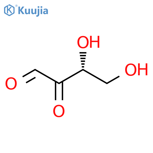 (3R)-3,4-Dihydroxy-2-oxobutanal structure