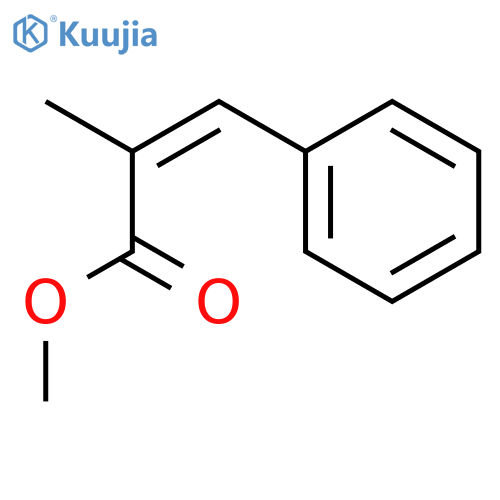 methyl a-methylcinnamate structure