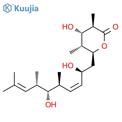 2H-Pyran-2-one,6-[(2S,3Z,5S,6S,7S)-2,6-dihydroxy-5,7,9-trimethyl-3,8-decadienyl]tetrahydro-4-hydroxy-3,5-dimethyl-, (3R,4S,5R,6S)- structure
