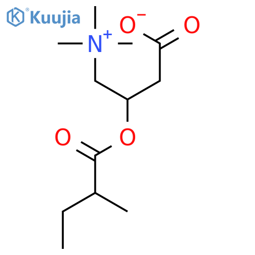 2-Methylbutyrylcarnitine structure