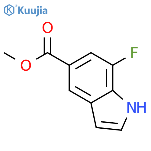 Methyl 7-fluoro-1H-indole-5-carboxylate structure
