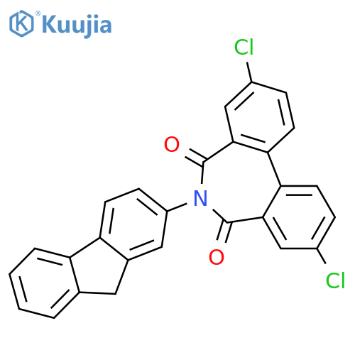 3,9-dichloro-6-(9h-fluoren-2-yl)benzo[d][2]benzazepine-5,7-dione structure