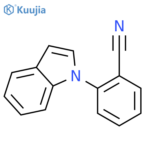 Benzonitrile,2-(1H-indol-1-yl)- structure