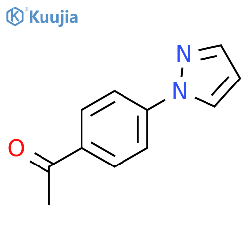 1-[4-(1H-pyrazol-1-yl)phenyl]ethan-1-one structure