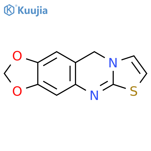 10H-1,3-Dioxolo[4,5-g]thiazolo[2,3-b]quinazoline(8CI,9CI) structure