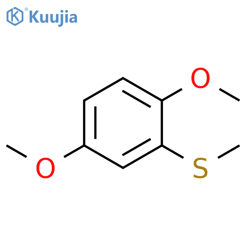 Benzene,1,4-dimethoxy-2-(methylthio)- structure