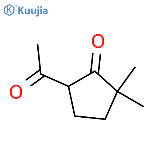 5-Acetyl-2,2-dimethylcyclopentan-1-one structure