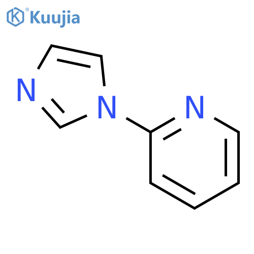 Pyridine,2-(1H-imidazol-1-yl)- structure