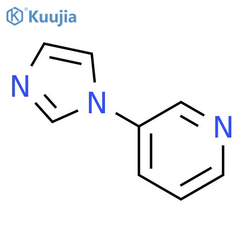 Pyridine, 3-(1H-imidazol-1-yl)- structure