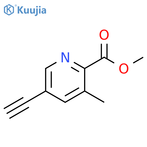 methyl 5-ethynyl-3-methylpyridine-2-carboxylate structure