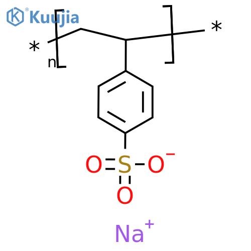 Poly(sodium 4-styrenesulfonate) structure