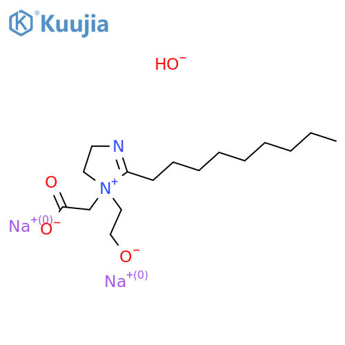 1H-Imidazolium, 1-(carboxymethyl)-4,5-dihydro-1-(2-hydroxyethyl)-2-nonyl-, hydroxide, sodium salt (1:1:2) structure
