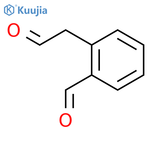 Benzeneacetaldehyde,2-formyl- structure
