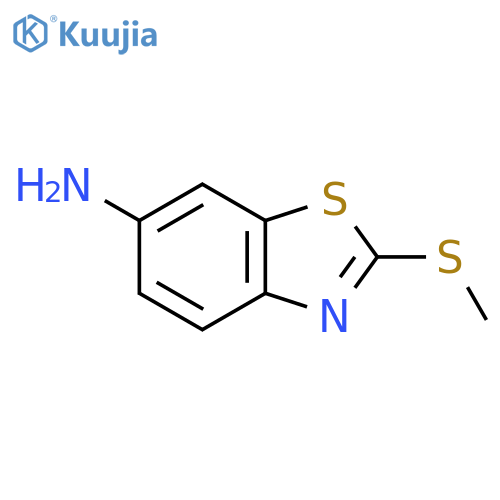 2-(methylsulfanyl)-1,3-benzothiazol-6-amine structure