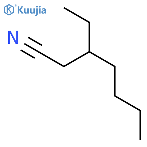 heptanenitrile, 3-ethyl-, structure