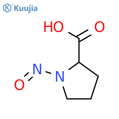 1-nitrosopyrrolidine-2-carboxylic acid structure