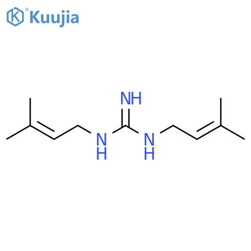 Guanidine,N,N'-bis(3-methyl-2-buten-1-yl)- structure