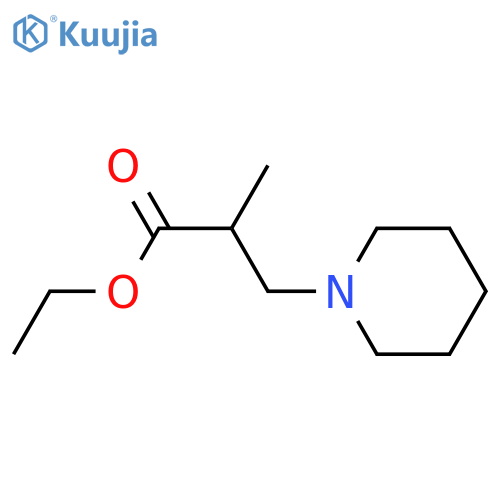 Ethyl 2-Methyl-3-(piperidin-1-yl)propanoate structure