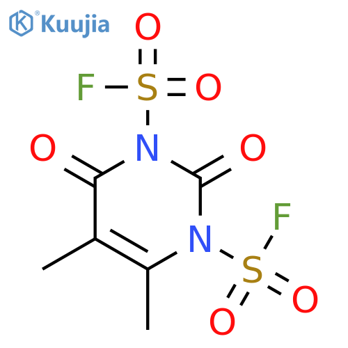1,3(2H,4H)-Pyrimidinedisulfonyl difluoride, 5,6-dimethyl-2,4-dioxo- structure