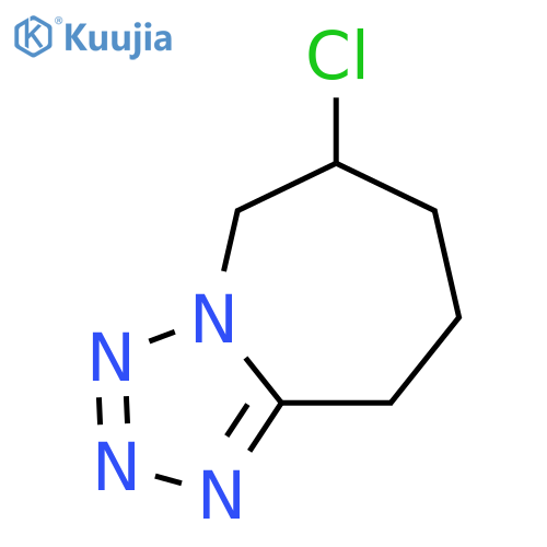 6-Chloro-6,7,8,9-tetrahydro-5H-tetrazolo[1,5-a]azepine structure