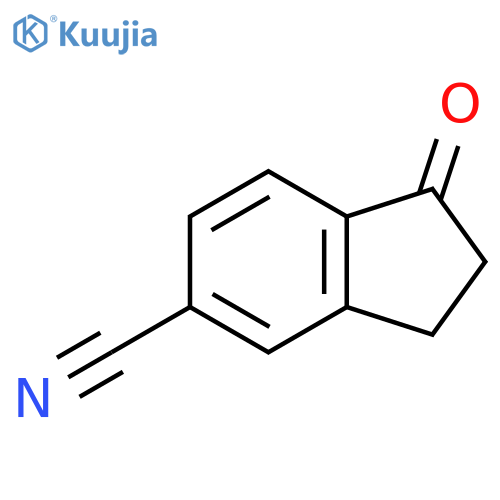 1-oxoindane-5-carbonitrile structure