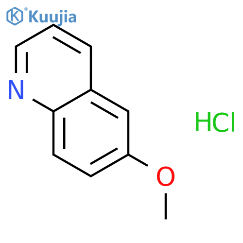 Quinoline, 6-methoxy-, hydrochloride structure