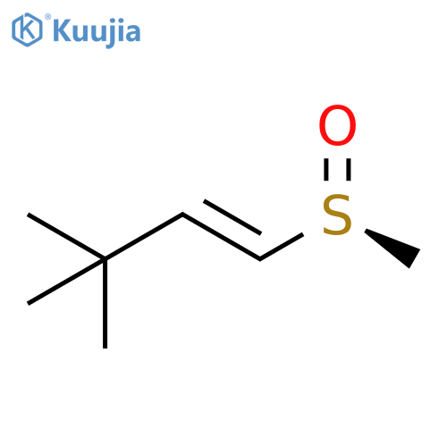 1-Butene, 3,3-dimethyl-1-[(S)-methylsulfinyl]-, (1E)- structure