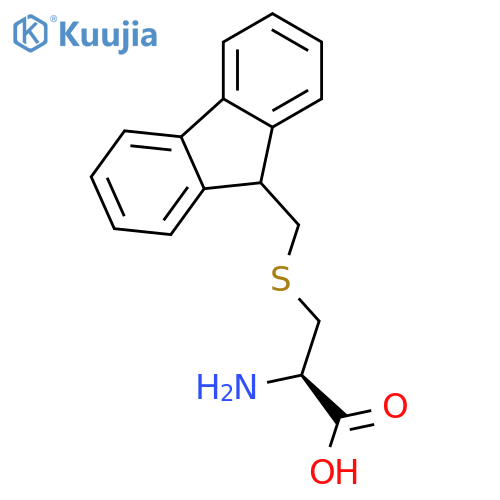 D-Cysteine,S-(9H-fluoren-9-ylmethyl)- structure