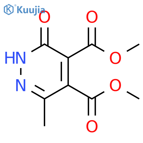 1,6-dihydro-3-methyl-6-oxo-4,5-Pyridazinedicarboxylic acid 4,5-dimethyl ester structure